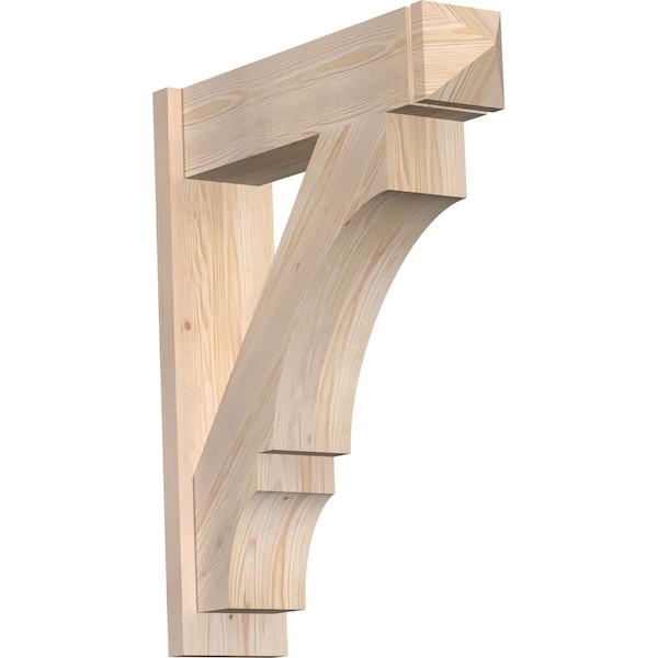 Ekena Millwork Balboa Arts & Crafts Smooth Outlooker, Douglas Fir, 7 1/2"W x 28"D x 34"H OUT08X28X34BOA03SDF - main